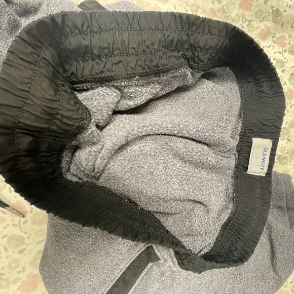 Old Navy Men's L Zipper Pocket Jogger Pants Gray w Black Trim - Picture 15 of 15